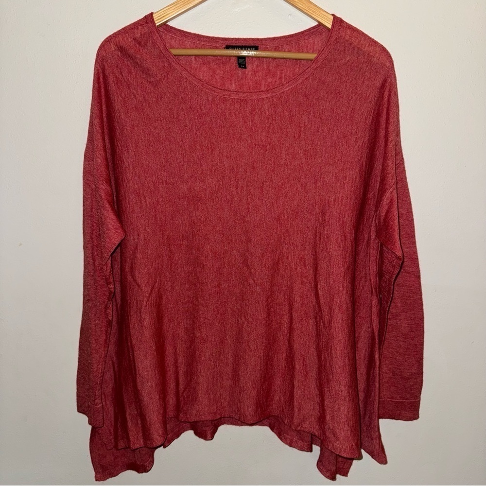 Eileen Fisher Merino Wool Alpaca Blend Sweater Size Small